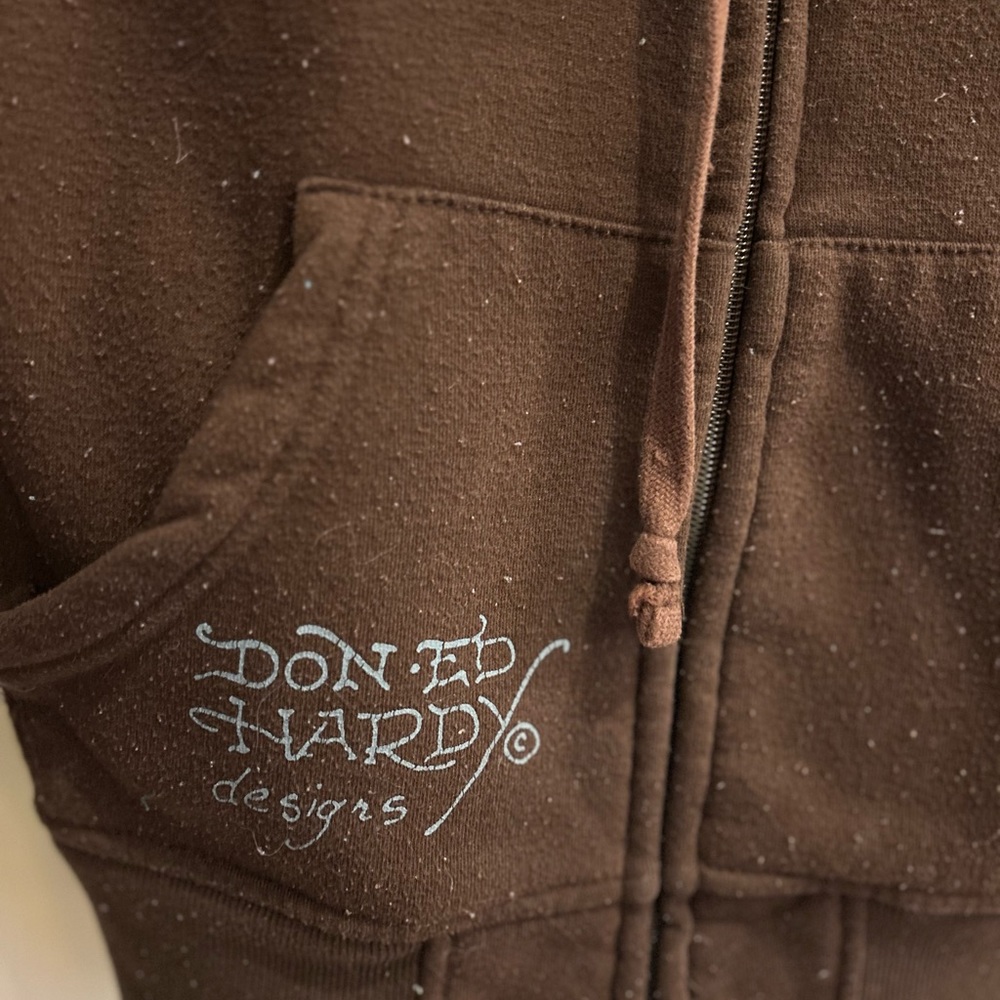 Ed Hardy zip up sweatshirt - Picture 8 of 8